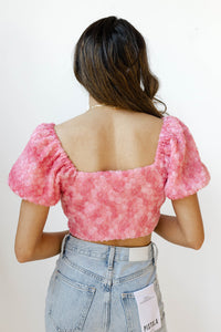 mode, blair puff sleeve top