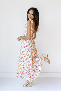 mode, alice floral  midi dress