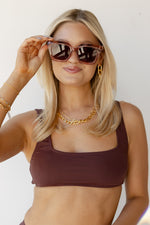 mode, olya square neck bikini top
