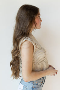 mode, cressida crochet top