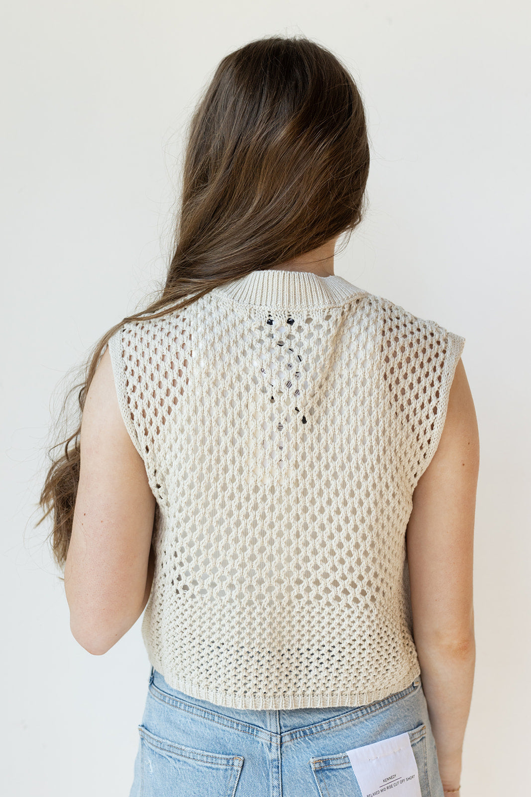 mode, cressida crochet top
