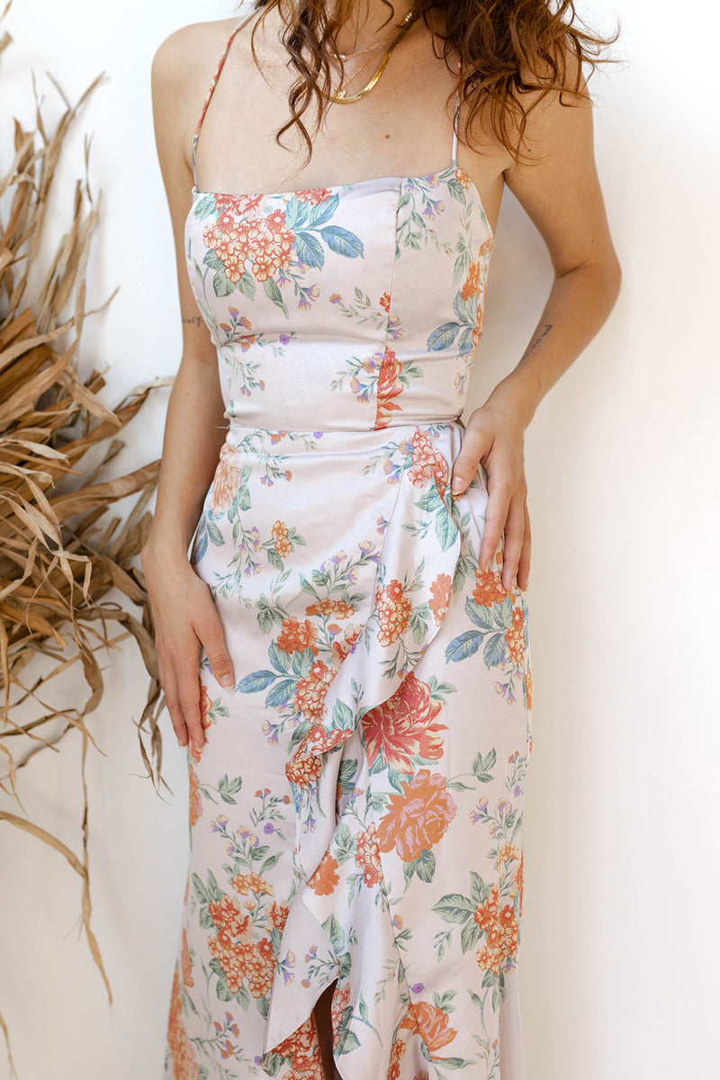 dreamy floral maxi dress