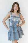 mode, collins overall dress