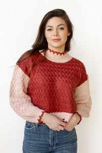 mode, the holiday knit sweater