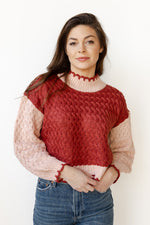 mode, the holiday knit sweater