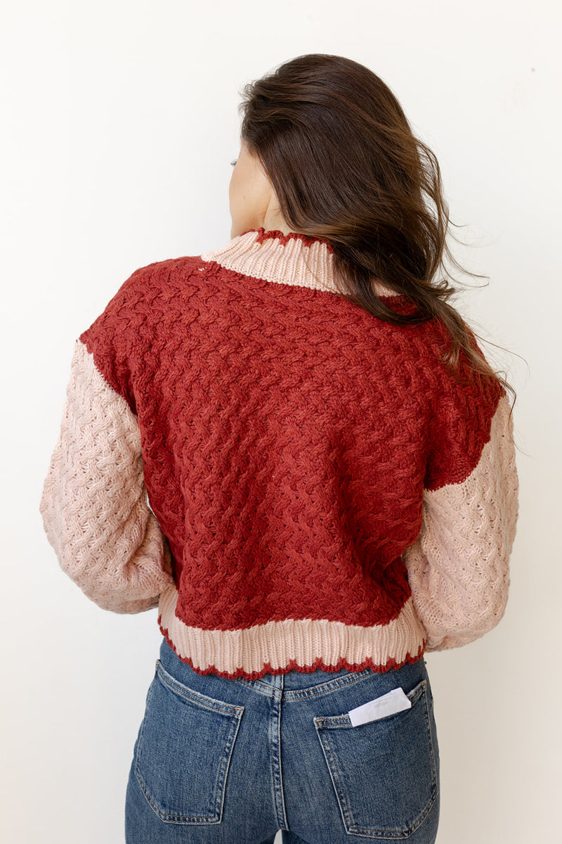 mode, the holiday knit sweater