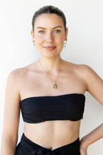 mode, tara tie bandeau swim top