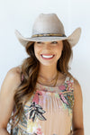 mode, kasey suede cowboy hat