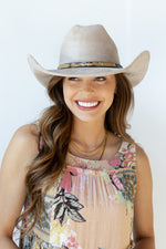 mode, kasey suede cowboy hat
