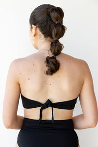mode, tara tie bandeau swim top