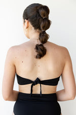 mode, tara tie bandeau swim top