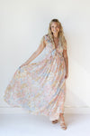 mode, brynn ruffle maxi dress