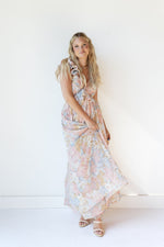 mode, brynn ruffle maxi dress