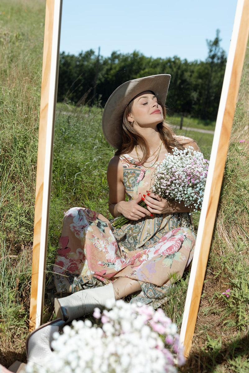 mode, kasey suede cowboy hat