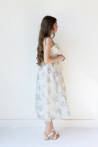 mode, adeline floral midi dress
