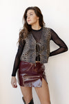 mode, moon mini skirt