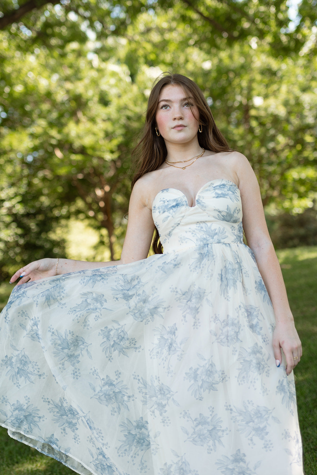 mode, adeline floral midi dress