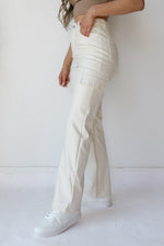 mode, jones leather cargo pant