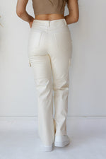mode, jones leather cargo pant