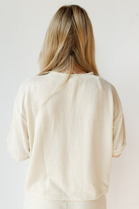 mode, eiden ribbed top
