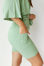 mode, walk in love biker short (only)