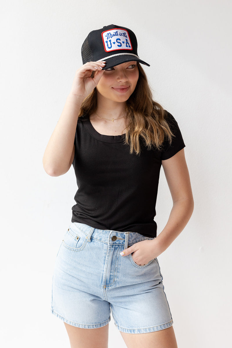 im just a girl tee