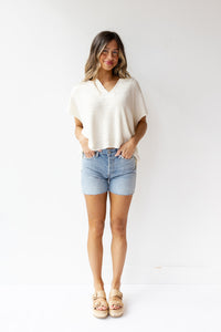 sweet as can be short sleeve sweater