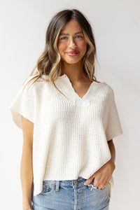 sweet as can be short sleeve sweater