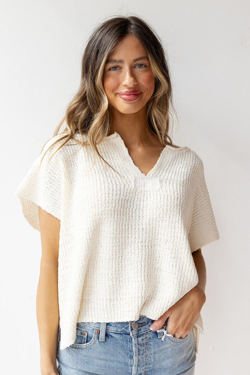 sweet as can be short sleeve sweater