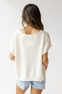 sweet as can be short sleeve sweater