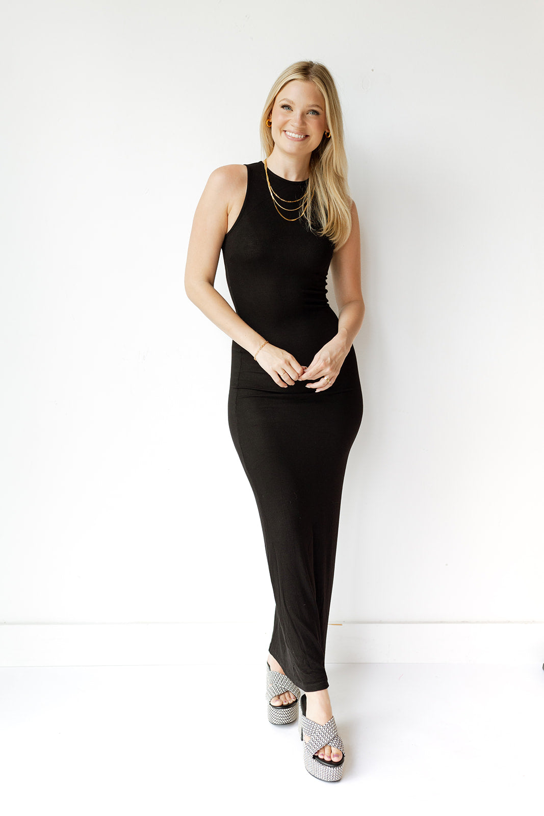 mode, ribbed tank dress