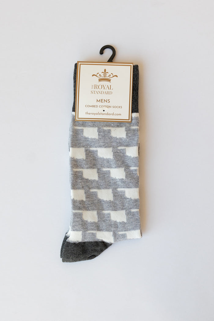 mode, oklahoma men's socks