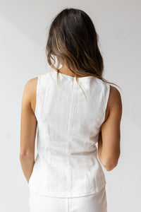 sloane denim vest