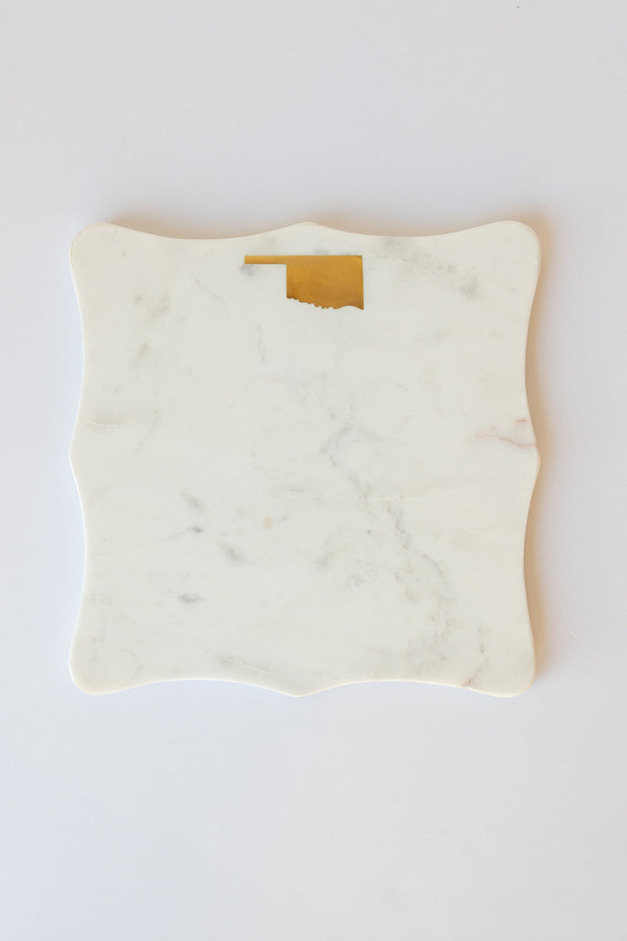 mode, oklahoma marble serving board
