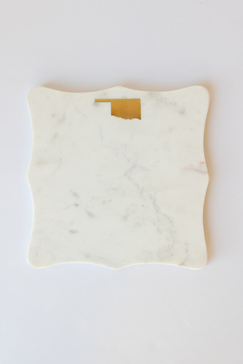 mode, oklahoma marble serving board