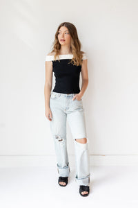 rochelle sweater top
