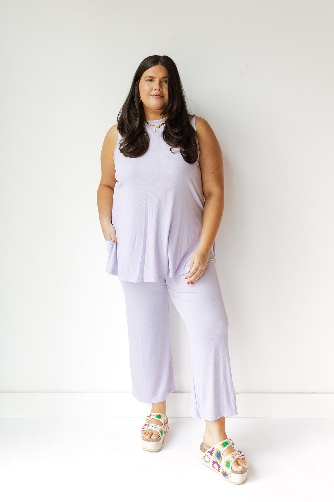 mode, you are loved crop pant (only)