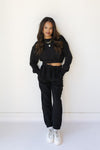 mode, treasure crop sweatshirt
