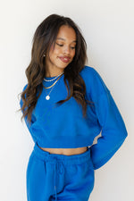 mode, treasure crop sweatshirt
