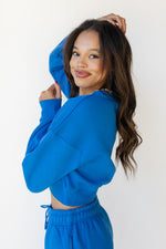 mode, treasure crop sweatshirt