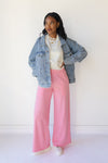 mode, wide leg sweat pants