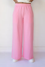 wide leg sweat pants