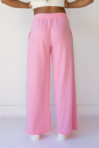 mode, wide leg sweat pants