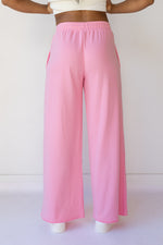 mode, wide leg sweat pants