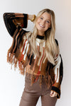 mode, renata fringe sweater