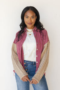 mode, demi denim jacket