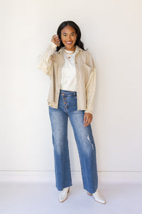 mode, demi denim jacket