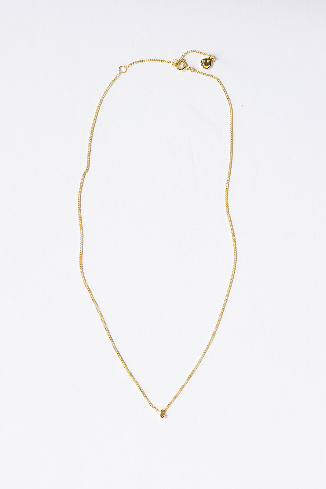 wilder mini initial necklace