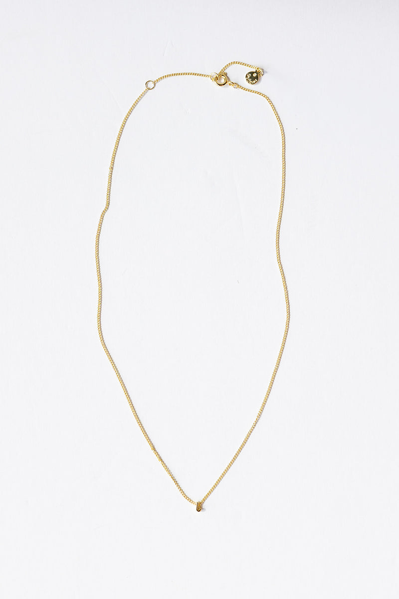 wilder mini initial necklace