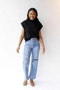 mode, simone power shoulder sweater
